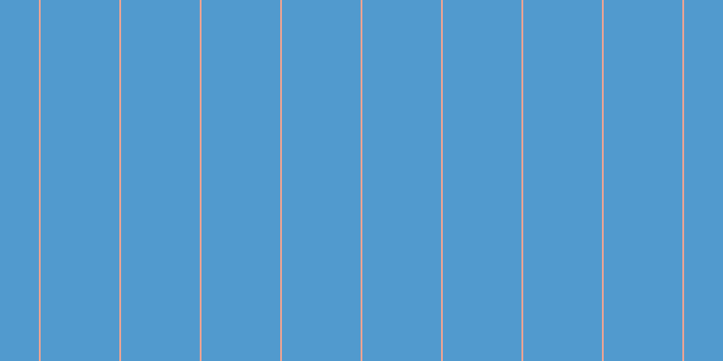 #187bbf (75%), #eba393 vertical lines, two pixels wide, eighty-seven pixels apart