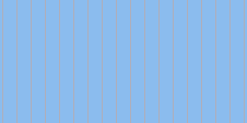#187be0 (50%), #caa393 vertical lines, two pixels wide, forty-four pixels apart