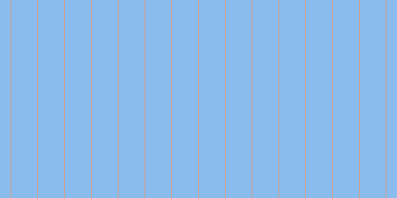 #187be0 (50%), #caa393 vertical lines, two pixels wide, fifty-two pixels apart