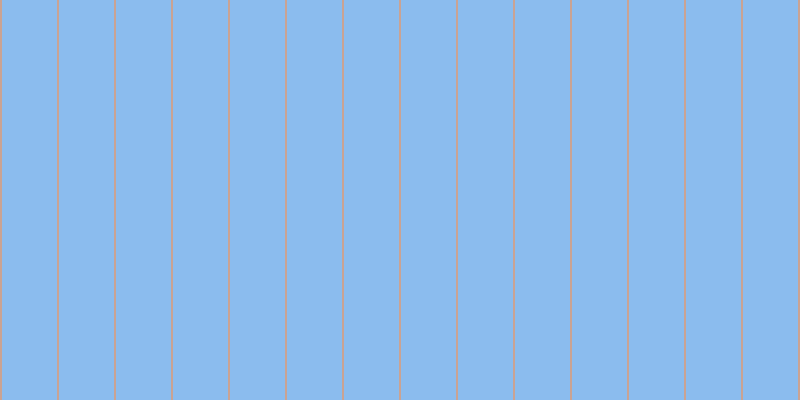#187be0 (50%), #caa393 vertical lines, two pixels wide, fifty-five pixels apart