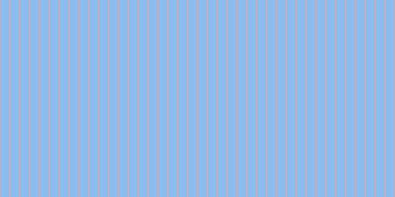 #187be0 (50%), #eba393 vertical lines, two pixels wide, eighteen pixels apart