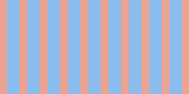 #187be0 (50%), #eba393 vertical lines, thirty-four pixels wide, fifty-two pixels apart