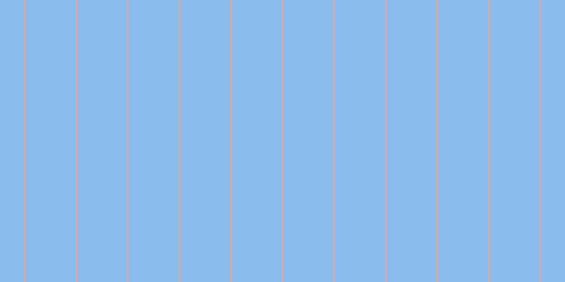 #187be0 (50%), #eba393 vertical lines, two pixels wide, seventy-one pixels apart