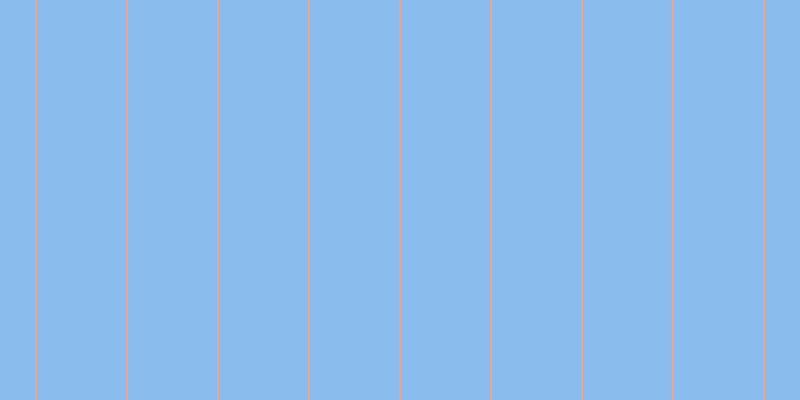 #187be0 (50%), #eba393 vertical lines, two pixels wide, eighty-nine pixels apart