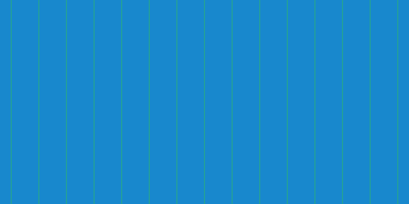 #1888cd, #25a393 vertical lines, two pixels wide, fifty-two pixels apart