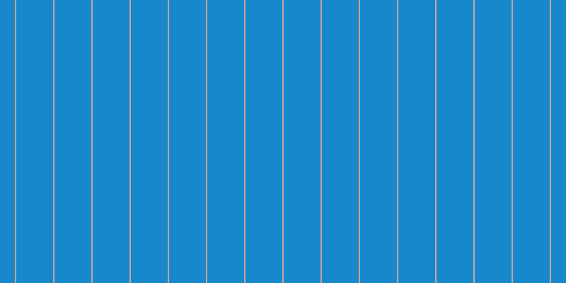 #1888cd, #caa393 vertical lines, two pixels wide, fifty-two pixels apart