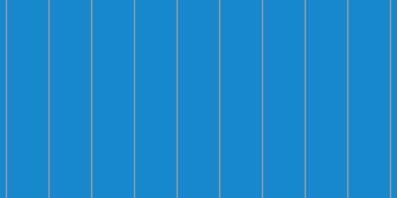 #1888cd, #caa393 vertical lines, two pixels wide, eighty-four pixels apart