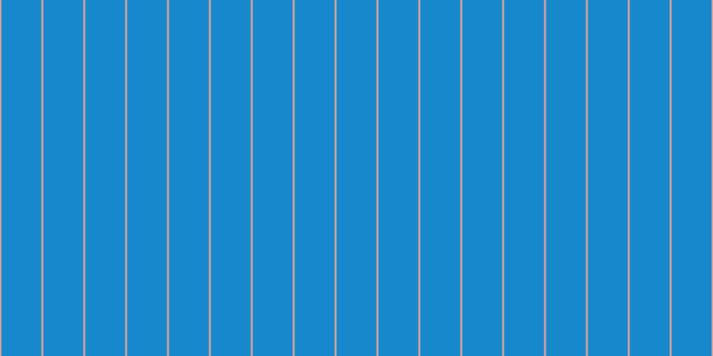 #1888cd, #eba393 vertical lines, two pixels wide, forty-five pixels apart