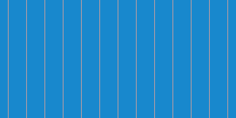 #1888cd, #eba393 vertical lines, two pixels wide, sixty pixels apart