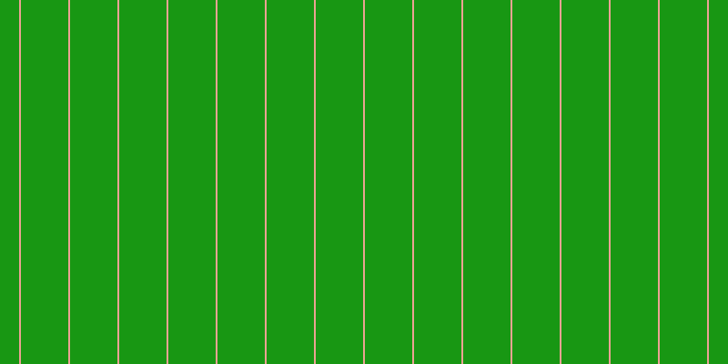 #189713, #eba393 vertical lines, two pixels wide, fifty-two pixels apart