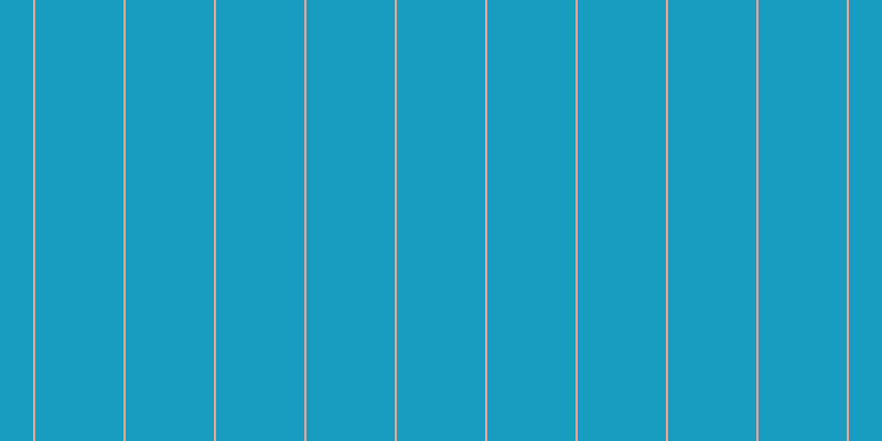 #189cbf, #eba393 vertical lines, two pixels wide, eighty pixels apart