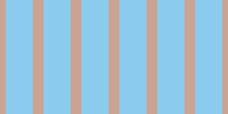 #189ce0 (50%), #caa393 vertical lines, thirty-eight pixels wide, ninety-five pixels apart