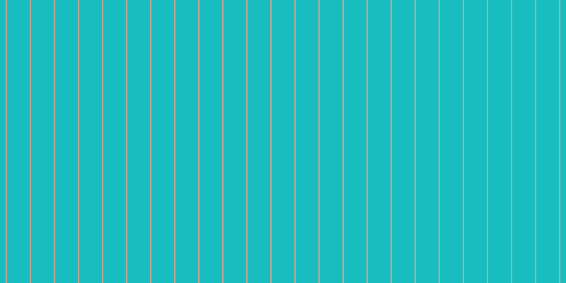 #18bdbf, #caa393 vertical lines, two pixels wide, thirty-two pixels apart