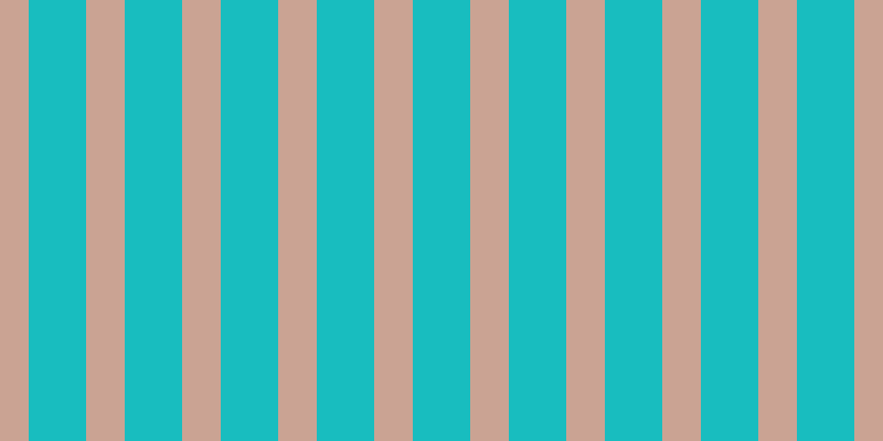 #18bdbf, #caa393 vertical lines, thirty-five pixels wide, fifty-two pixels apart