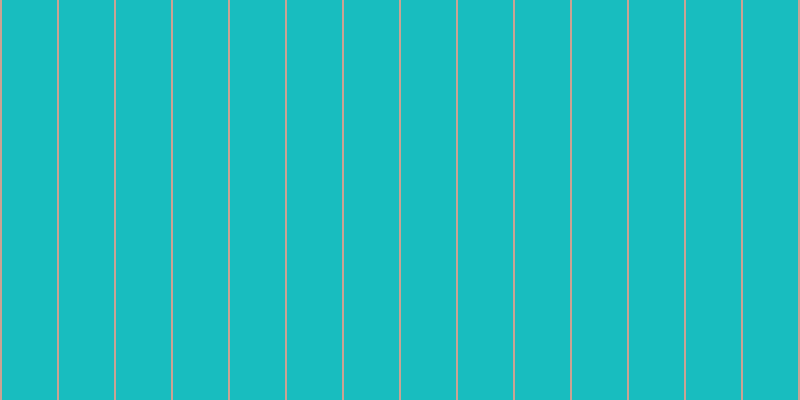 #18bdbf, #caa393 vertical lines, two pixels wide, fifty-five pixels apart