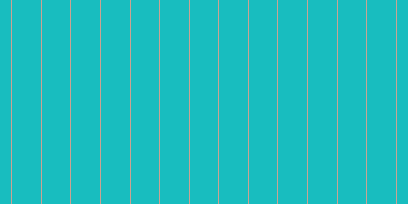 #18bdbf, #caa393 vertical lines, two pixels wide, fifty-six pixels apart