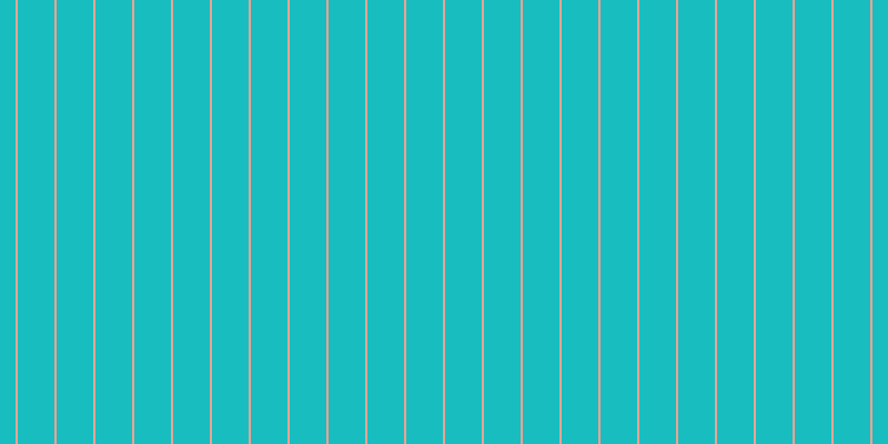 #18bdbf, #eba393 vertical lines, two pixels wide, thirty-three pixels apart