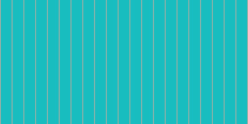 #18bdbf, #eba393 vertical lines, two pixels wide, thirty-six pixels apart