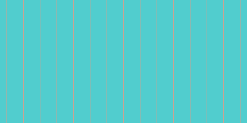 #18bdbf (75%), #caa393 vertical lines, two pixels wide, fifty-two pixels apart