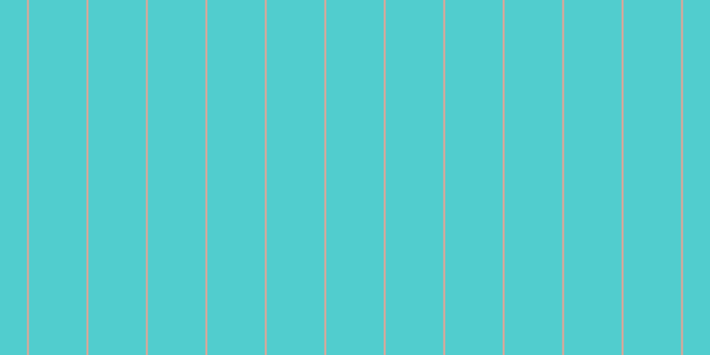 #18bdbf (75%), #eba393 vertical lines, two pixels wide, sixty-five pixels apart