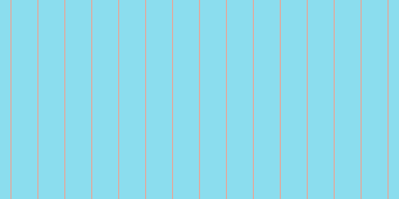 #18bde0 (50%), #eba393 vertical lines, two pixels wide, fifty-two pixels apart