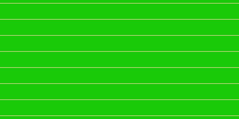 #18ca07, #dbd393 horizontal lines, two pixels wide, fifty-two pixels apart