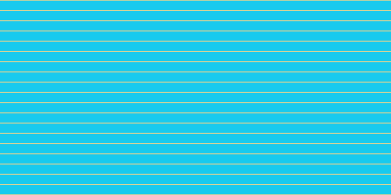 #18caee, #dbd393 horizontal lines, two pixels wide, nineteen pixels apart