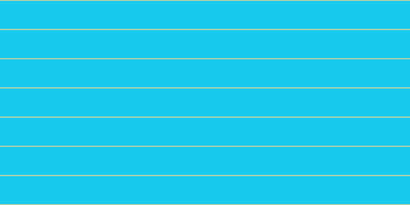 #18caee, #dbd393 horizontal lines, two pixels wide, fifty-five pixels apart