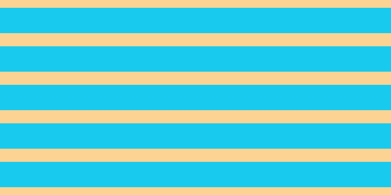 #18caee, #fcd393 horizontal lines, twenty-seven pixels wide, fifty-two pixels apart