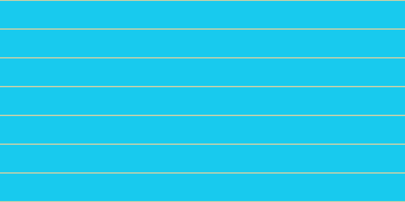 #18caee, #fcd393 horizontal lines, two pixels wide, fifty-five pixels apart