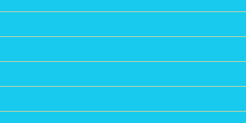 #18caee, #fcd393 horizontal lines, two pixels wide, seventy-nine pixels apart