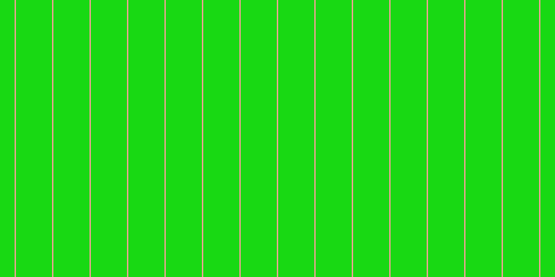 #18d913, #eba393 vertical lines, two pixels wide, fifty-two pixels apart