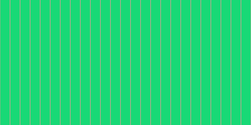#18d976, #caa393 vertical lines, two pixels wide, thirty pixels apart