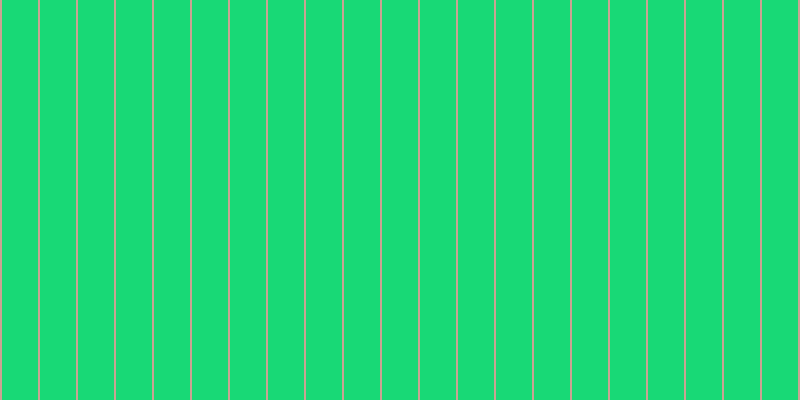 #18d976, #caa393 vertical lines, two pixels wide, thirty-six pixels apart