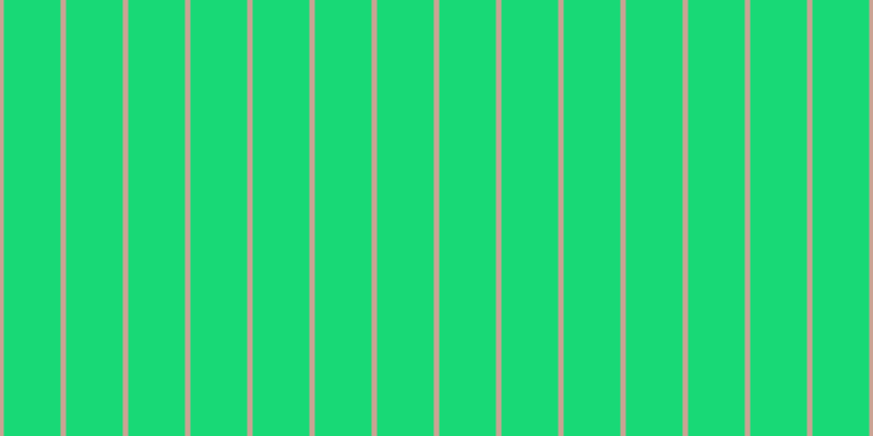#18d976, #caa393 vertical lines, five pixels wide, fifty-two pixels apart