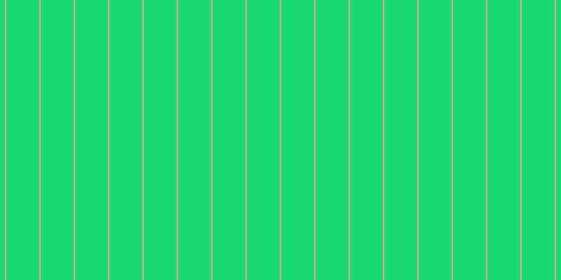 #18d976, #eba393 vertical lines, two pixels wide, forty-seven pixels apart