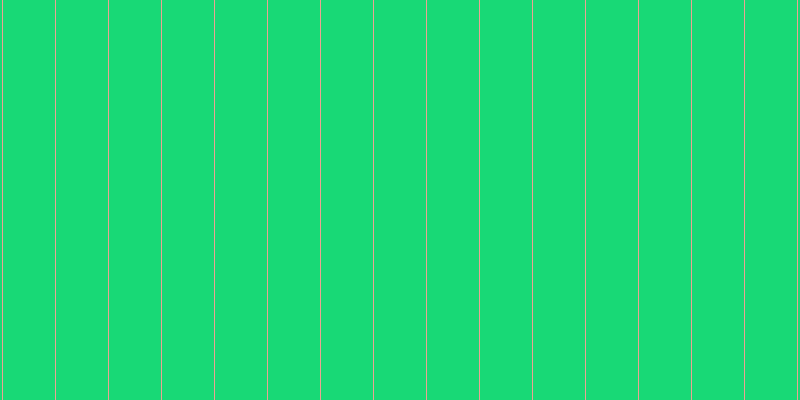 #18d976, #eba393 vertical lines, one pixels wide, fifty-two pixels apart