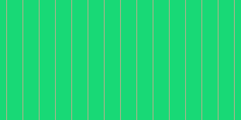 #18d976, #eba393 vertical lines, two pixels wide, fifty-two pixels apart