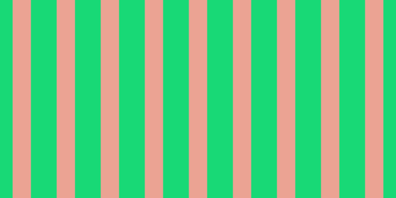 #18d976, #eba393 vertical lines, thirty-seven pixels wide, fifty-two pixels apart