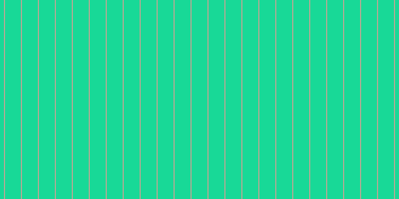 #18d997, #caa393 vertical lines, two pixels wide, thirty-two pixels apart