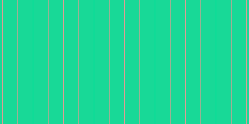 #18d997, #caa393 vertical lines, two pixels wide, forty-seven pixels apart