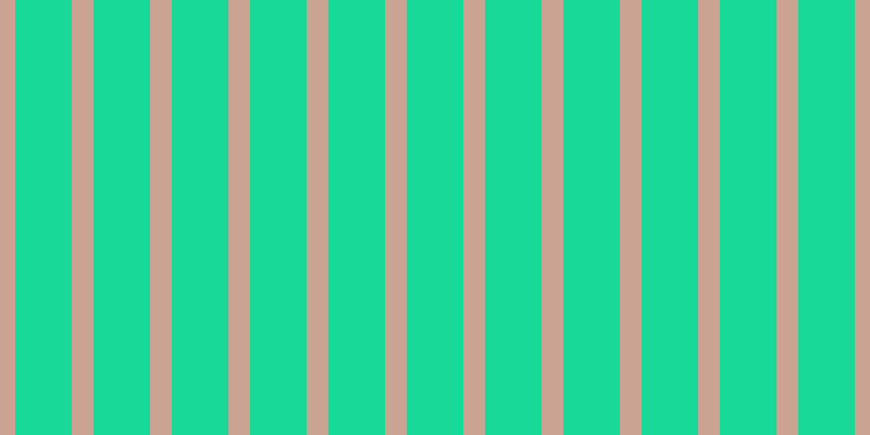 #18d997, #caa393 vertical lines, twenty pixels wide, fifty-two pixels apart