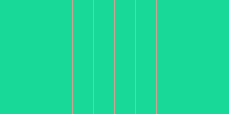 #18d997, #caa393 vertical lines, two pixels wide, seventy-one pixels apart