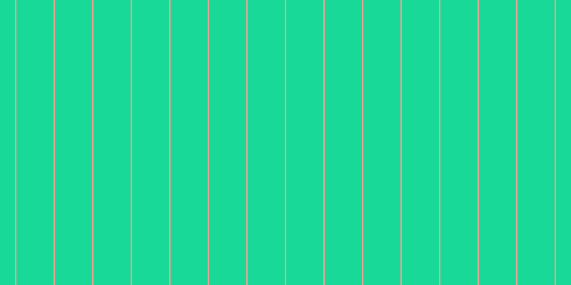 #18d997, #eba393 vertical lines, two pixels wide, fifty-two pixels apart