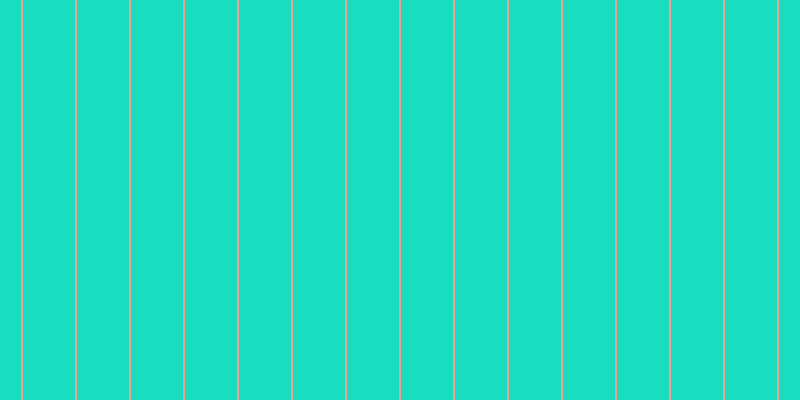 #18debf, #eba393 vertical lines, two pixels wide, fifty-two pixels apart