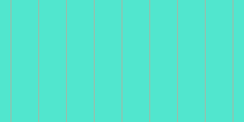 #18debf (75%), #caa393 vertical lines, two pixels wide, eighty-nine pixels apart