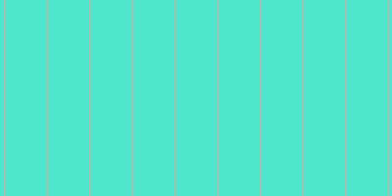 #18debf (75%), #eba393 vertical lines, two pixels wide, eighty-five pixels apart