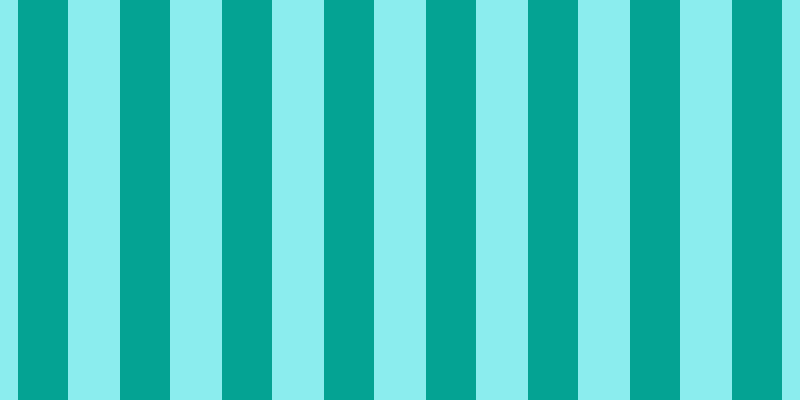 #18dee0 (50%), #04a393 vertical lines, fifty pixels wide, fifty-two pixels apart