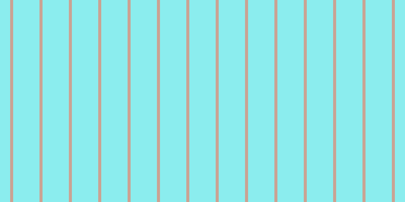 #18dee0 (50%), #caa393 vertical lines, six pixels wide, fifty-two pixels apart