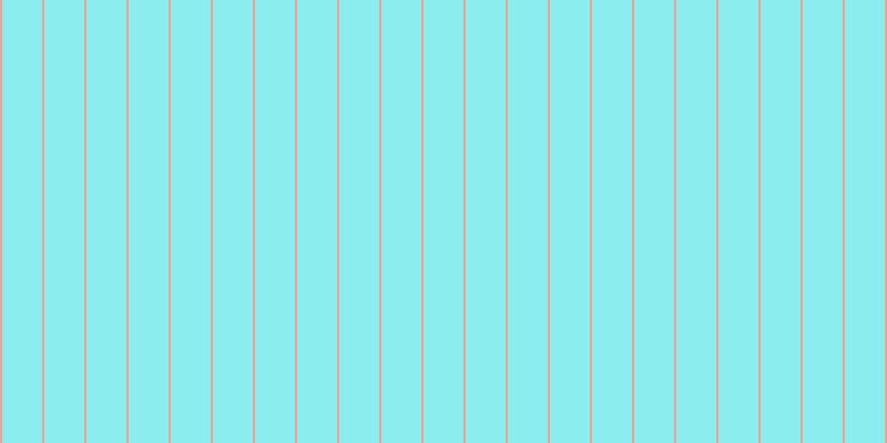 #18dee0 (50%), #eba393 vertical lines, two pixels wide, thirty-six pixels apart